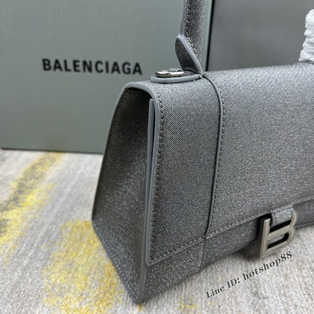 Balenciaga專櫃爆款新閃閃沙漏包 巴黎世家原單手提肩背包 8895閃金 fyj1246